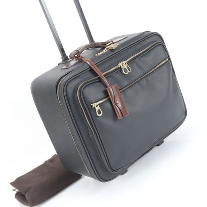 Bottega Veneta Marco Polo 2 Wheel Leather Suitcase Carry Case Bag