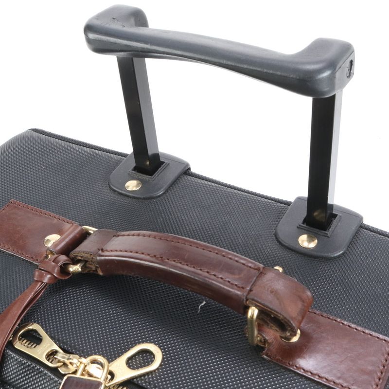 Bottega Veneta Marco Polo 2 Wheel Leather Suitcase Carry Case Bag