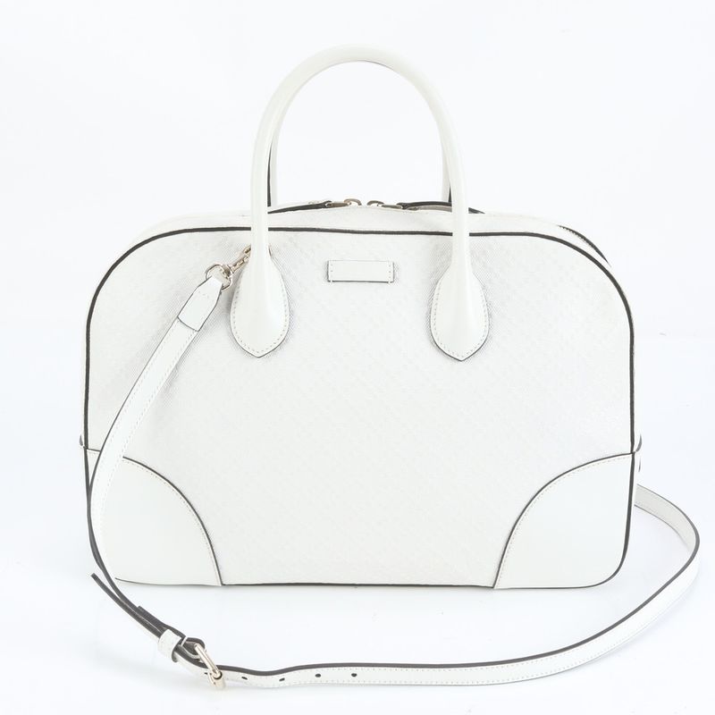 Gucci Diamante Mini Boston 354332 Leather 2WAY Shoulder Bag Crossbody