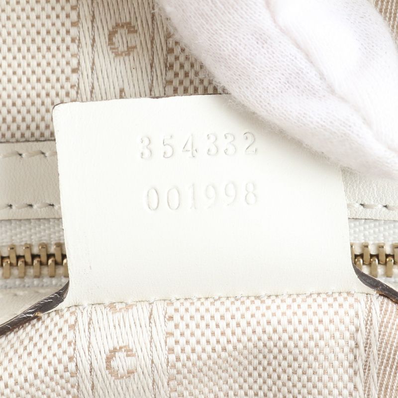 Gucci Diamante Mini Boston 354332 Leather 2WAY Shoulder Bag Crossbody