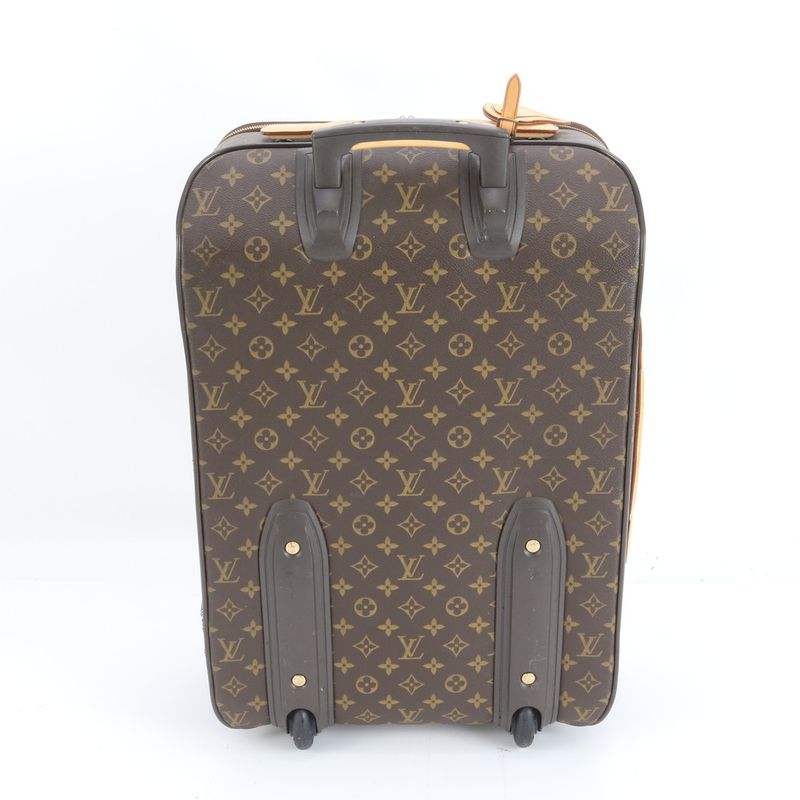 Louis Vuitton Monogram Pegase 55 M23294 Leather Suitcase Carry Case Bag