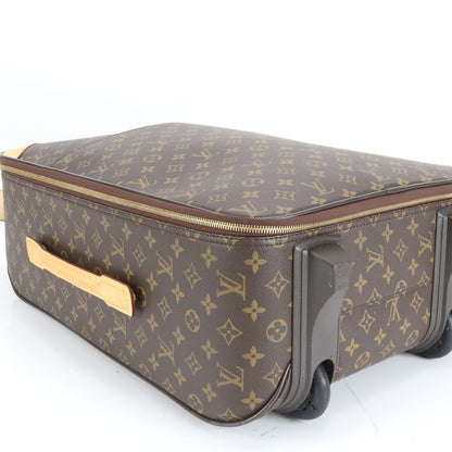 Louis Vuitton Monogram Pegase 55 M23294 Leather Suitcase Carry Case Bag