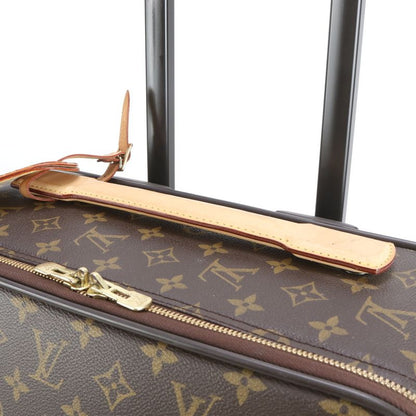 Louis Vuitton Monogram Pegase 55 M23294 Leather Suitcase Carry Case Bag