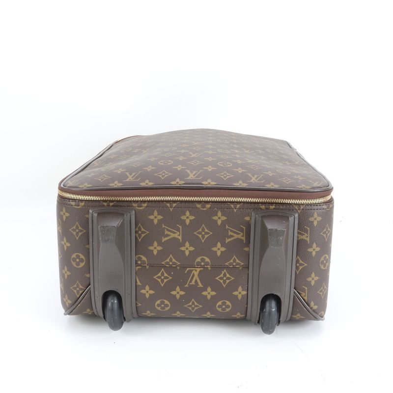 Louis Vuitton Monogram Pegase 55 M23294 Leather Suitcase Carry Case Bag