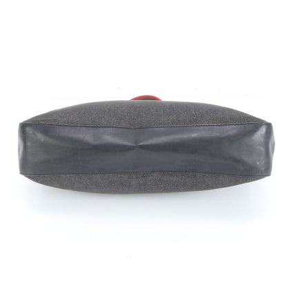 Gucci Sherry Line Denim 73983 Leather Tote Bag Shoulder Hand Genuine