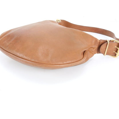 Fendi Hobo 8br228 Leather One Shoulder Bag Shoulder Hand Genuine Leather