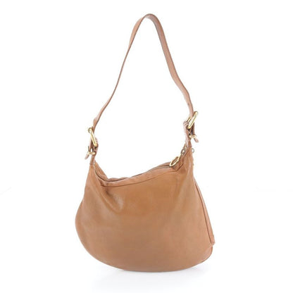 Fendi Hobo 8br228 Leather One Shoulder Bag Shoulder Hand Genuine Leather