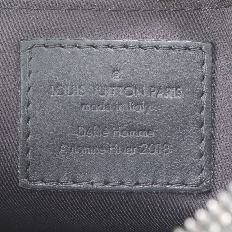 Louis Vuitton Monogram Eclipse Glaze Pochette Cosmos M63373 Leather Second Bag