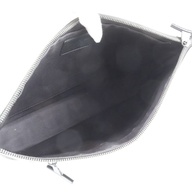 Louis Vuitton Monogram Eclipse Glaze Pochette Cosmos M63373 Leather Second Bag