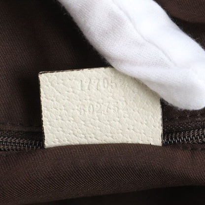 Gucci GG Canvas Sherry Line Princy 177052 Leather Tote Bag Shoulder Women