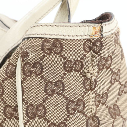 Gucci GG Canvas Sherry Line Princy 177052 Leather Tote Bag Shoulder Women