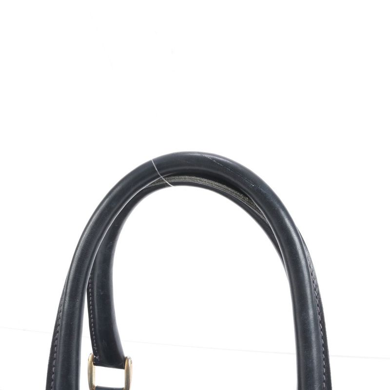 Gucci GG Canvas Sherry Line Leather Boston Bag Business Travel Tote Genuine