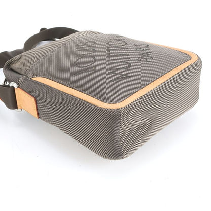 Louis Vuitton Damier Jean Citadin Terre M93040 Leather Shoulder Bag Crossbody