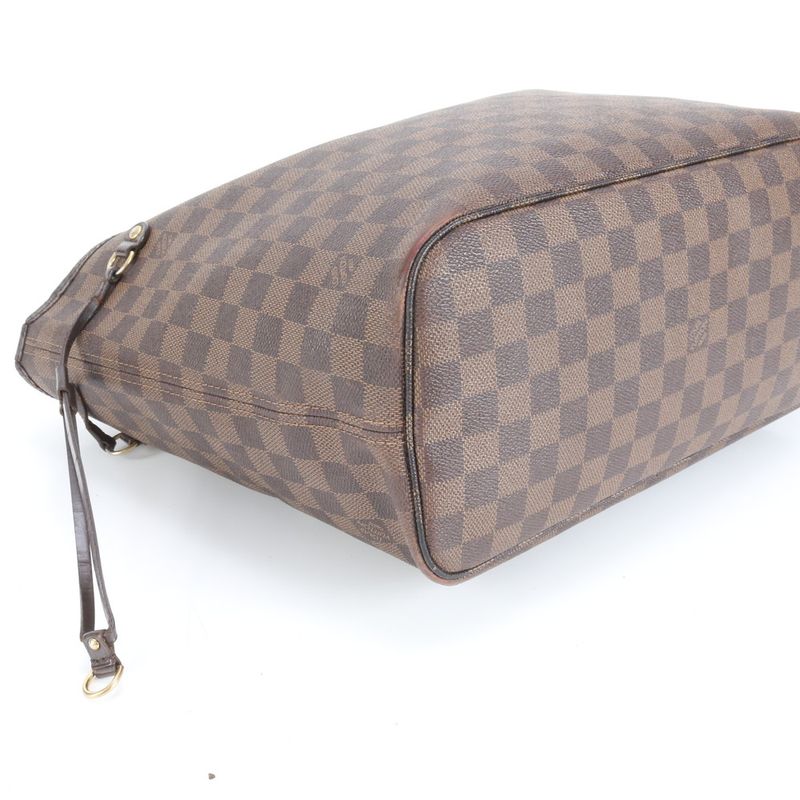 Louis Vuitton Damier Neverfull MM M51105 Leather Tote Bag Shoulder Hand Genuine