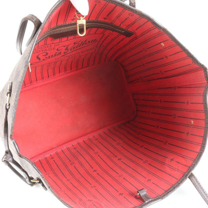 Louis Vuitton Damier Neverfull MM M51105 Leather Tote Bag Shoulder Hand Genuine