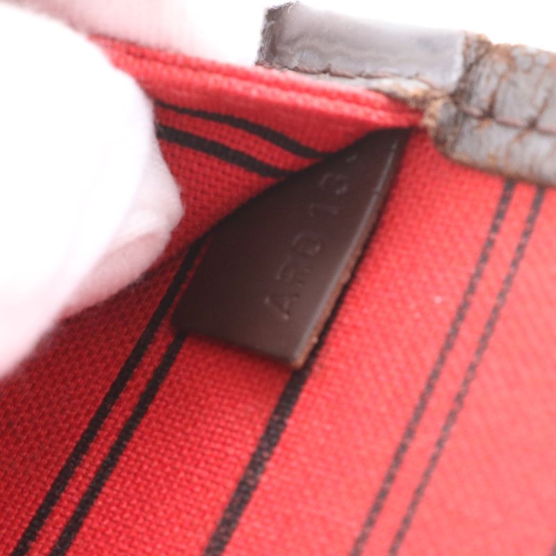 Louis Vuitton Damier Neverfull MM M51105 Leather Tote Bag Shoulder Hand Genuine