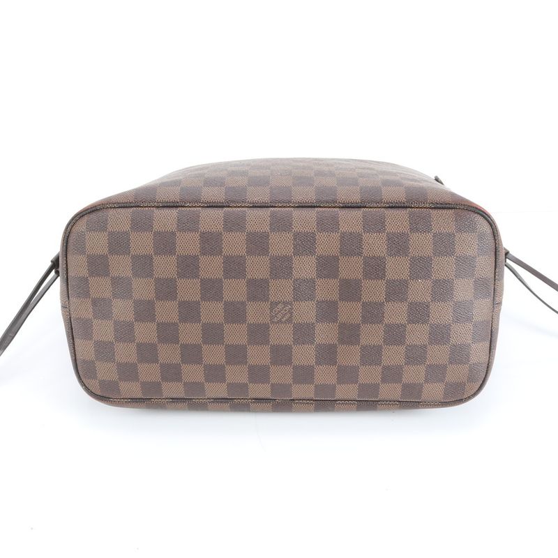 Louis Vuitton Damier Neverfull MM M51105 Leather Tote Bag Shoulder Hand Genuine