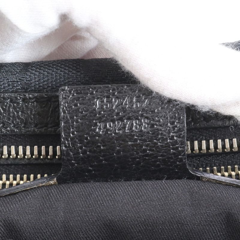 Gucci GG Canvas Mini Boston 152457 Leather Shoulder Bag Shoulder Hand