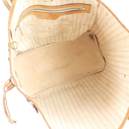 Louis Vuitton Damier Azure Neverfull MM N51107 Leather Tote Bag Shoulder Hand