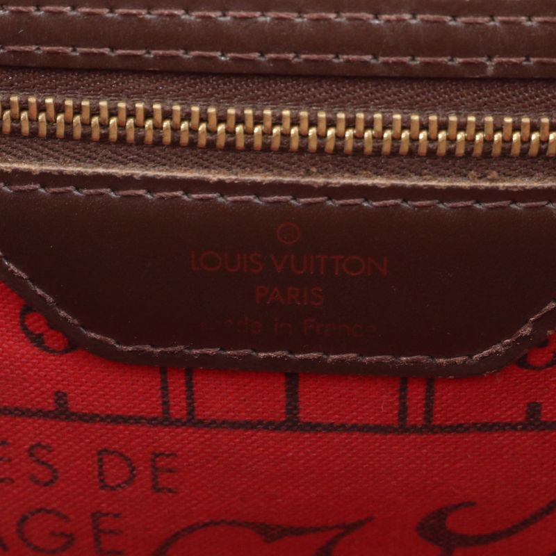 Louis Vuitton Damier Neverfull PM N41359 Leather Tote Bag Shoulder Hand Women