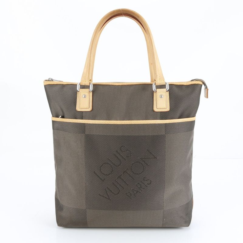 Louis Vuitton Damier Jean Cougar Taille M93083 Leather Tote Bag Business