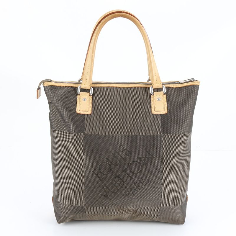 Louis Vuitton Damier Jean Cougar Taille M93083 Leather Tote Bag Business
