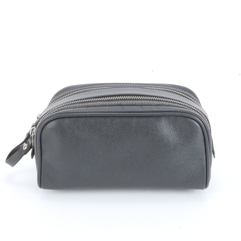 Extreme Louis Vuitton Taiga Trousse Ivan Ardoise M32492 Leather Second Bag