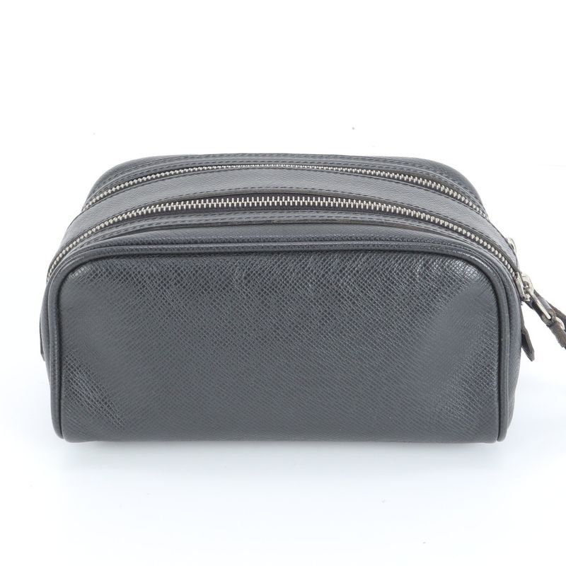 Extreme Louis Vuitton Taiga Trousse Ivan Ardoise M32492 Leather Second Bag