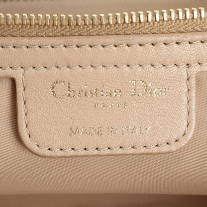 Christian Dior Canage Lady Dior Leather Nylon Shoulder Bag Shoulder Women