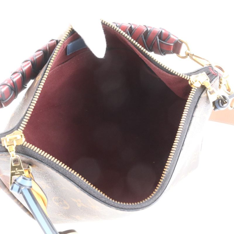 Louis Vuitton Monogram Mini Zipped Hobo M55090 2WAY Shoulder Bag Crossbody Hand