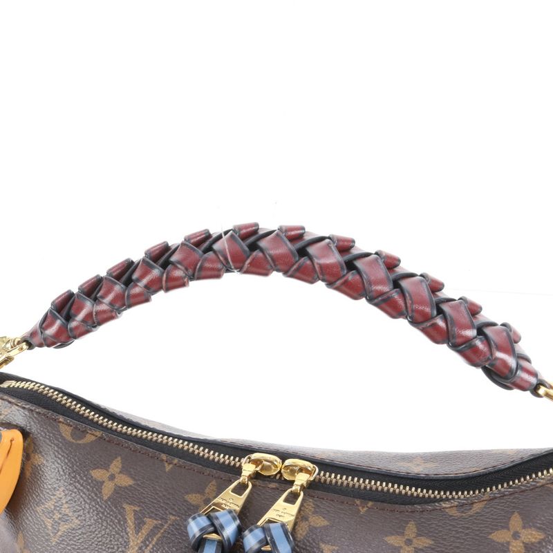 Louis Vuitton Monogram Mini Zipped Hobo M55090 2WAY Shoulder Bag Crossbody Hand