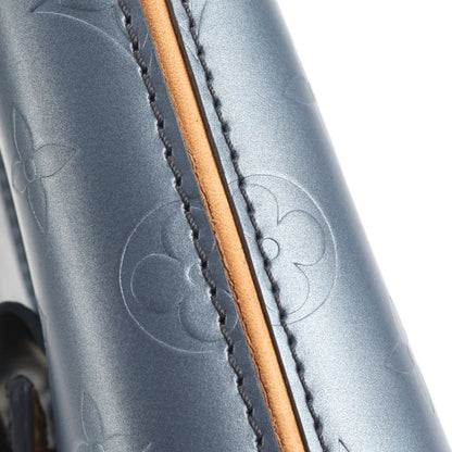 Louis Vuitton Monogram Matte Wilwood Blue M55115 Leather Tote Bag