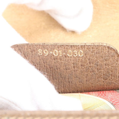 Gucci GG Supreme Sherry Line 89-01-030 Leather Second Bag Clutch Pouch Commuter