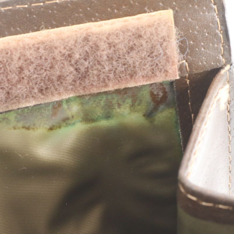 Gucci GG Supreme Sherry Line Leather Second Bag Clutch Pouch Commuter Genuine