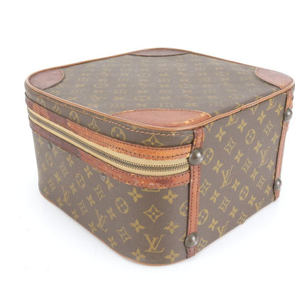 Louis Vuitton Monogram Trunk Case Stratos Mini Leather Boston Bag Business