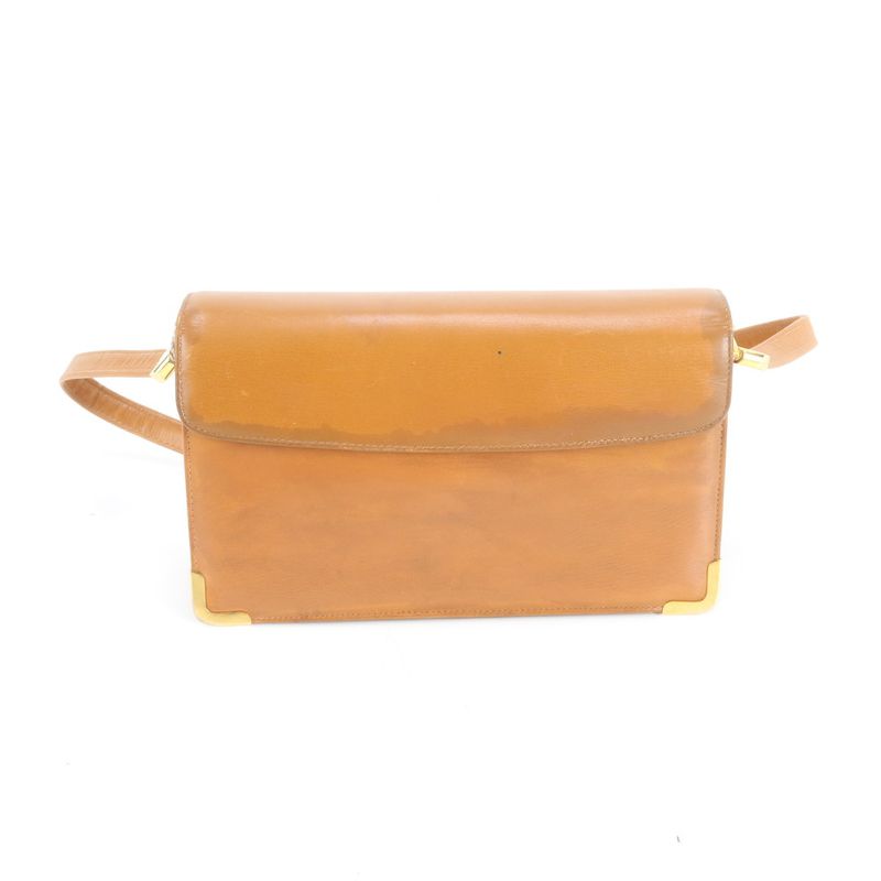 Extreme Vintage Christian Dior Clutch Leather 2WAY Shoulder Bag Shoulder Brown