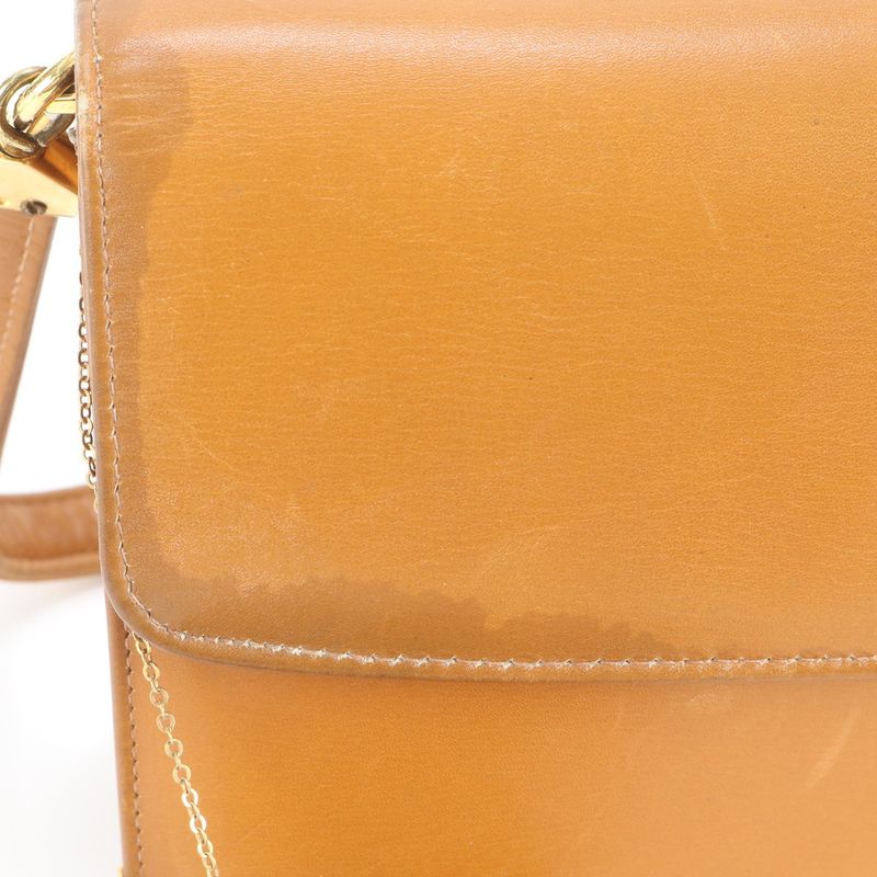 Extreme Vintage Christian Dior Clutch Leather 2WAY Shoulder Bag Shoulder Brown