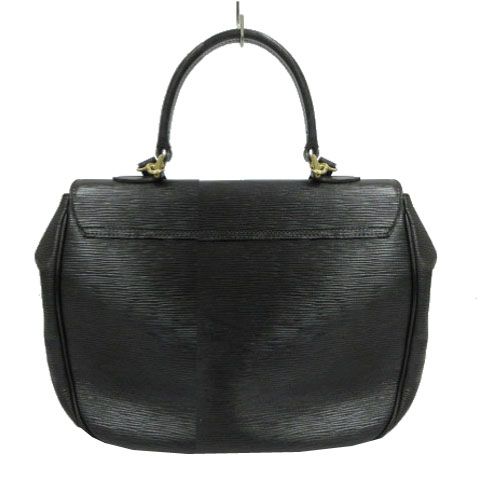 Fendi Janus God Epi Leather Handbag Shoulder Bag 625 Black