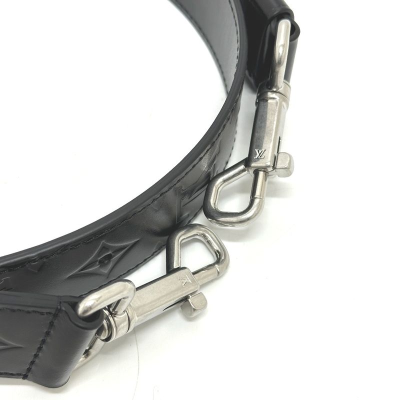 Louis Vuitton Shoulder Strap for 2025 Cargo Series Bag Leather Black