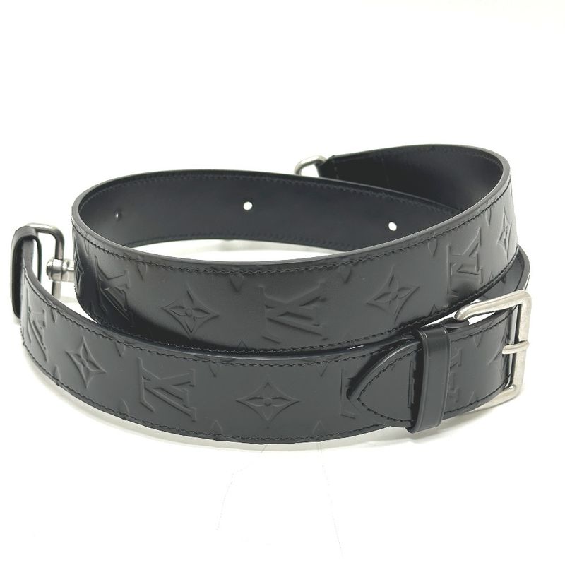 Louis Vuitton Shoulder Strap for 2025 Cargo Series Bag Leather Black