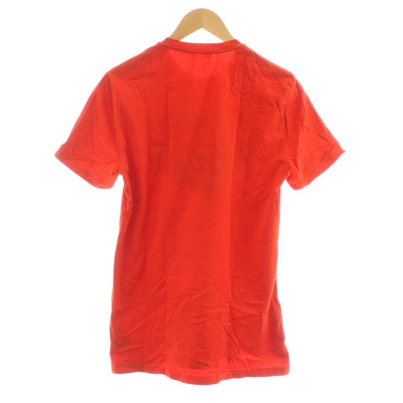 Versace Collection T-shirt Cut And Sewn Short Sleeves Logo Print S Red V800883s