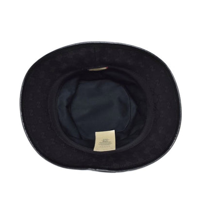 Gucci GG Canvas Fedora Hat Bucket Hat L Black 576587 AA
