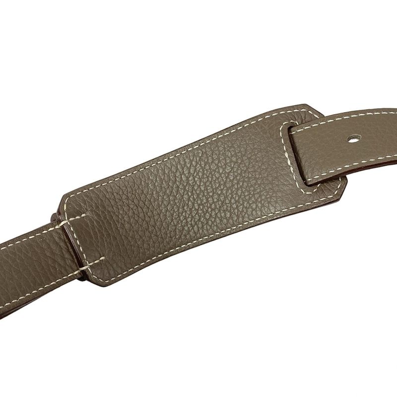 Hermes Shoulder Bag Gipsyère 28 Etoupe Silver Hardware