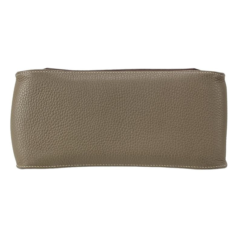 Hermes Shoulder Bag Gipsyère 28 Etoupe Silver Hardware