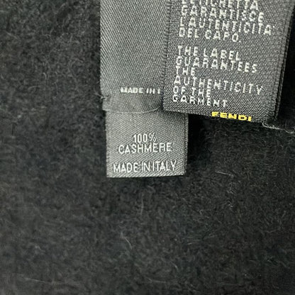 Fendi Scarf - Gray Beige White And Black Cashmere Fur