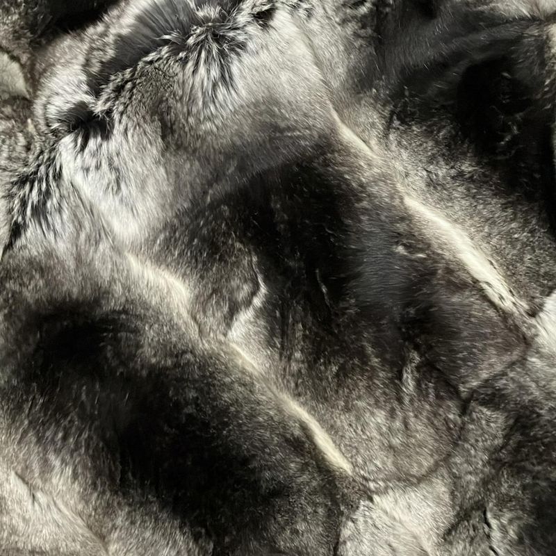 Fendi Scarf - Gray Beige White And Black Cashmere Fur