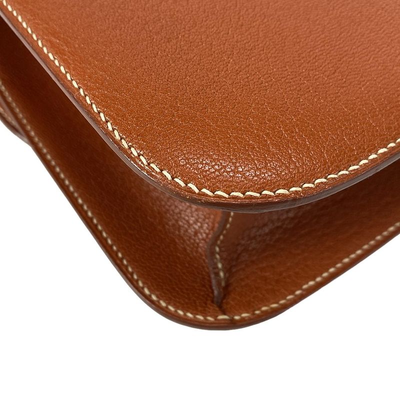 Hermes Constance 25 Brick Gold Hardware Shoulder Bag