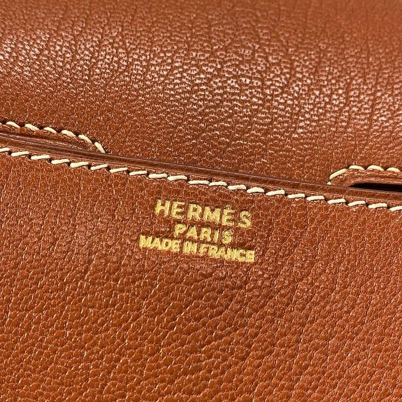 Hermes Constance 25 Brick Gold Hardware Shoulder Bag