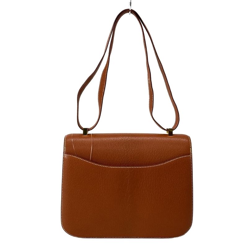 Hermes Constance 25 Brick Gold Hardware Shoulder Bag
