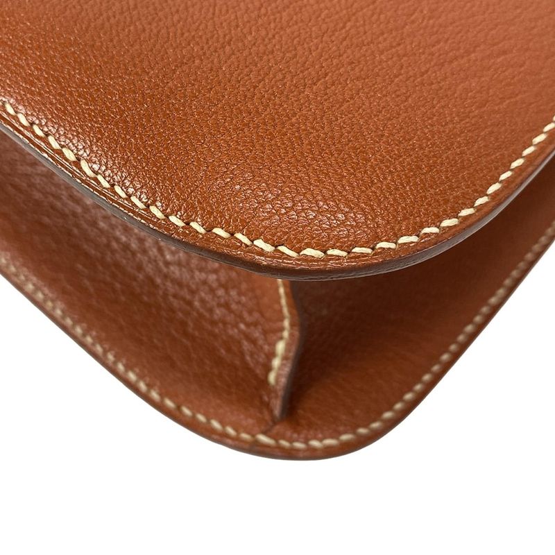 Hermes Constance 25 Brick Gold Hardware Shoulder Bag